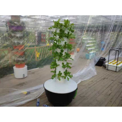 Venda a retalho Preço da fábrica Sistema de cultivo hidropónico Torre com luz de crescimento LED Sistema de aeroponia de jardim