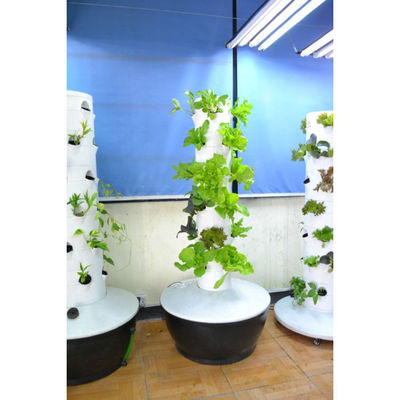 Venda a retalho Preço da fábrica Sistema de cultivo hidropónico Torre com luz de crescimento LED Sistema de aeroponia de jardim