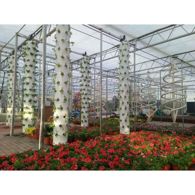 Venda a retalho Preço da fábrica Sistema de cultivo hidropónico Torre com luz de crescimento LED Sistema de aeroponia de jardim