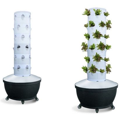 Kit de cultivo vertical Sistema aeropônico de torre DIY Sistemas de cultivo hidropônico aeropônico