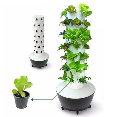 Kit de cultivo vertical Sistema aeropônico de torre DIY Sistemas de cultivo hidropônico aeropônico
