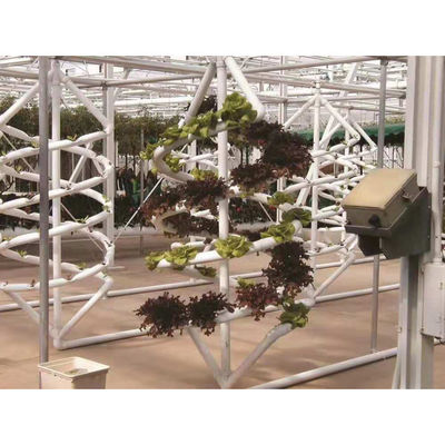 Cultivo sem solo Controle biológico Tubos hidropónicos de dupla hélice para interiores