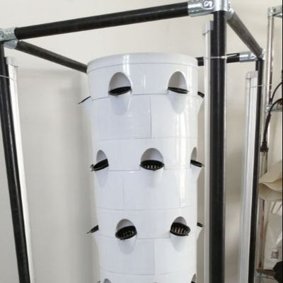 Sistema de cultivo hidropónico vertical para vegetais e morangos com prateleira