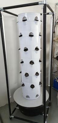 Sistema de cultivo hidropónico vertical para vegetais e morangos com prateleira