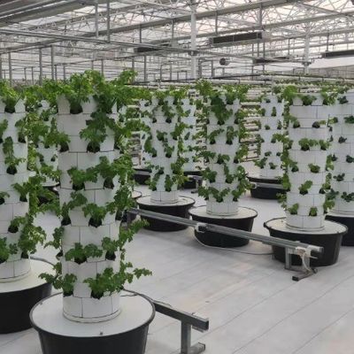 Sistema hidropónico aeropónico de crescimento de torre hidropónica vertical