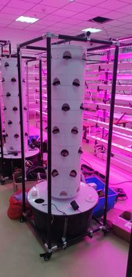 Sistema hidropónico Torre aeropónicaJardim hidropónico rotativo para vegetais de folhas