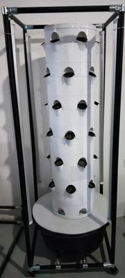 Sistema hidropónico Torre aeropónicaJardim hidropónico rotativo para vegetais de folhas